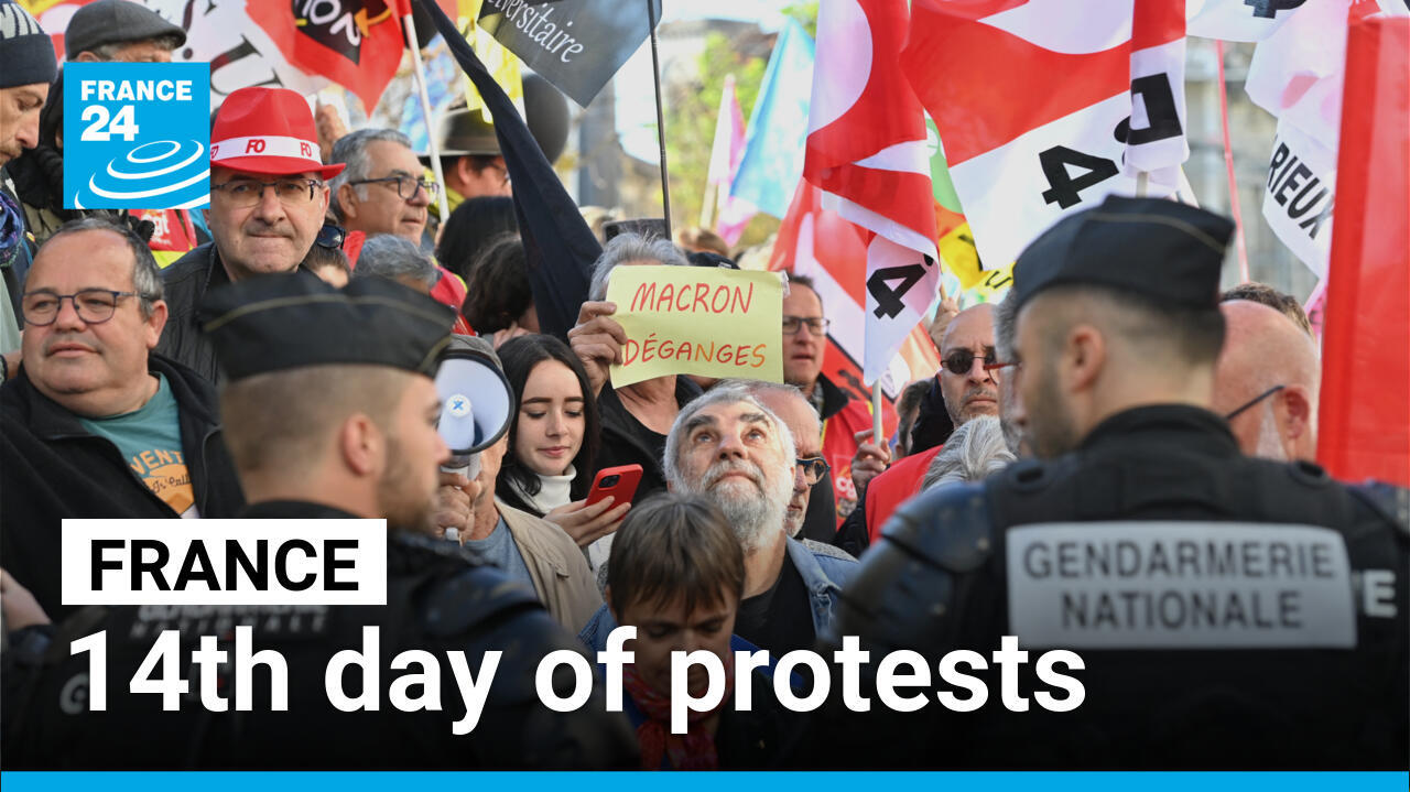 France faces 14th day of protests against government’s pension overhaul – France 24